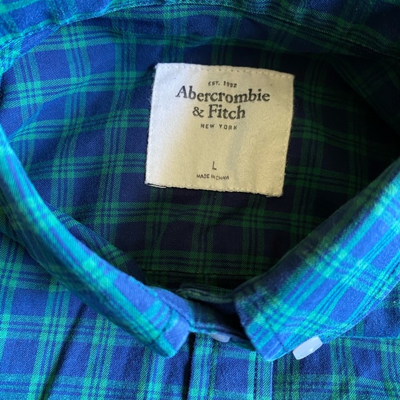 Abercrombie & Fitch Bottom Down Long Sleeve Shirt - Picture 4 of 5